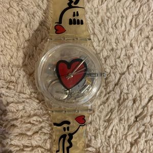 Vintage Valentines SWATCH watch.